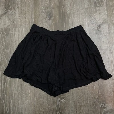 Pantalones cortos de salón Wet Seal para mujer negros fluidos talla XS Foto 1 de 4