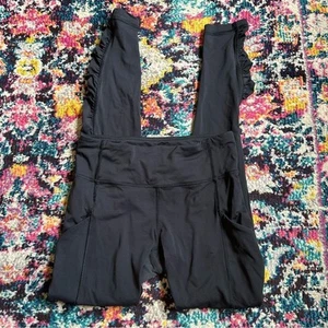 Lululemon Gathered Detail 7/8 Tight Black Womens 4 Athletic - Picture 1 of 6