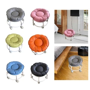 360° Rotating Roller Stool Pedicure Stool for Garage Kitchen Barber Shop - Picture 1 of 43
