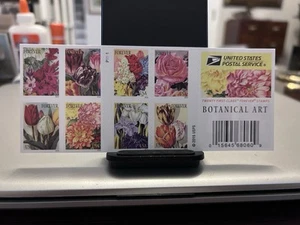 Book of 20 USPS Forever Stamps BOTANICAL ART 2015 Series -MINT FV $15.60 - Picture 1 of 2