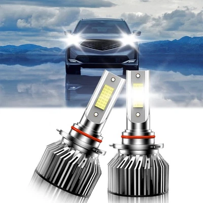 For Acura MDX 2001-2013 Combo LED Headlight Bulbs High Beam Kit Bright White - Image 1 of 4