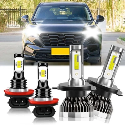 Faro LED luz antiniebla luz alta baja súper brillante para Honda CR-V 2002-2014 Foto 1 de 4