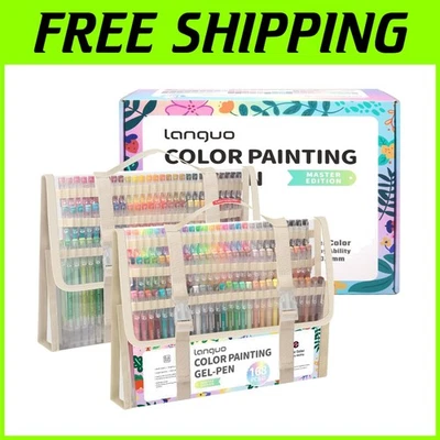 Paquete de 168 bolígrafos de gel para colorear, punta fina, multicolor - Imagen 1 de 4