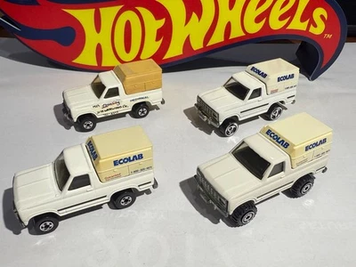 Hot Wheels Vintage Bronco 4 Ruedas 'Ecolab' Lote de cuatro (4) Variaciones Foto 1 de 4