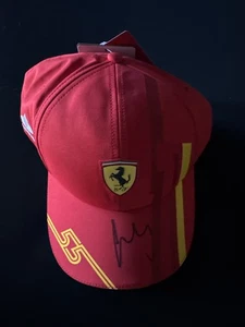 Carlos Sainz signed autographed Signature F1 Ferrari Hat BAC Beckett BP14014 - Picture 1 of 3