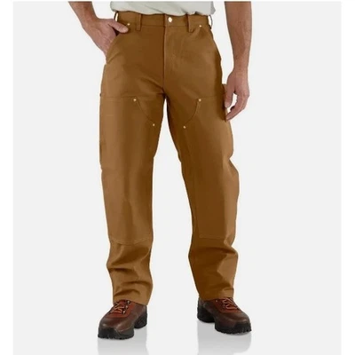 Carhartt Mens Loose Fit Firm Duck Double Front Utility Work Pants 38x34 NWT - Image 1 of 4