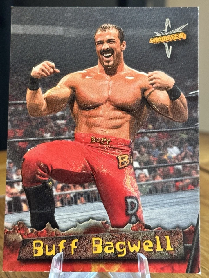 WCW Buff Bagwell “ALL EMBOSSED” Trading Card From 1999 - Image 1 of 2