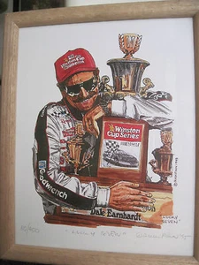 DALE GAINHARDT STAMPA DI RICK FINN "LUCKY SEVEN" 1995 EDIZIONE LIMITATA - Foto 1 di 6