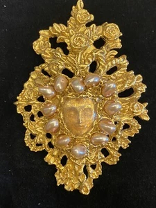 IMPRESIONANTE BROCHE DE NAEL CHRISTIAN LACROIX DE COLECCIÓN 1998 EDICIÓN LIMITADA - Imagen 1 de 5