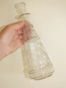 + Alte Flasche Karaffe Glücksbringer mit Kleeblatt + - Bild 1 von 6