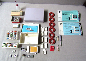 Huge Lot Vtg Sears Kenmore Sewing Machine Accessories Bobbins  E Cams Buttonhole