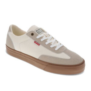 Levi's Mens Lux Vulc Textured Fabric Casual Lace Up Sneaker Shoe