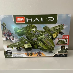 Halo Infinite Mega Construx Pelican Inbound Set GNB28 - ¡Increíble Nuevo Sellado! - Imagen 1 de 4
