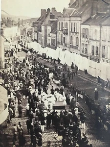 Foto um 1860 Nogent-le-Rotrou, Eure-et-Loir 28, 19. Jh. Katholische Religion - Bild 1 von 6
