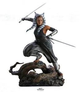 STATUA STAR WARS MANDALORIAN AHSOKA TANO BDS ART SCALA 1:10 SIGILLATA STUDI DI FERRO - Foto 1 di 6