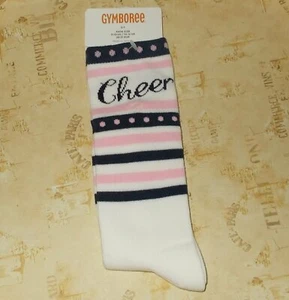 Gymboree Homecoming Kitty Cheer Girl Knee Socks 5 6 7 NEW - Picture 1 of 2