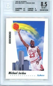 1991-92 SkyBox Michael Jordan BGS 8.5 SkyMaster #583 - Picture 1 of 2