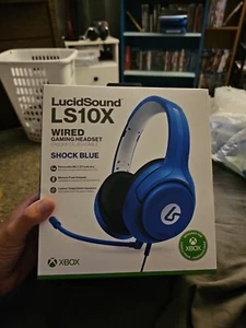 PowerA LucidSound LS10X Wired Gaming Headset for Xbox Series X|S, Shock Blue - Picture 1 of 3