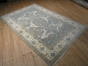 5x8 Gorgeous Elegant Vegetable Dye Turkish Handmade-knotted Wool Rug 585184 - Picture 1 of 11