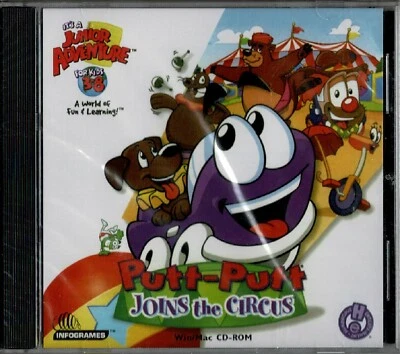 Putt Putt Joins The Circus Pc New XP Friendship Problem Solving Teamwork Fun - Image 1 of 2