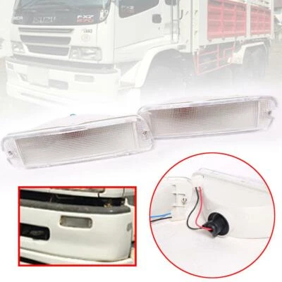 PARA 1993-2010 ISUZU GIGA FTR WA21R 840 DECA PARACHOQUES DELANTERO LÁMPARA PAR Foto 1 de 4