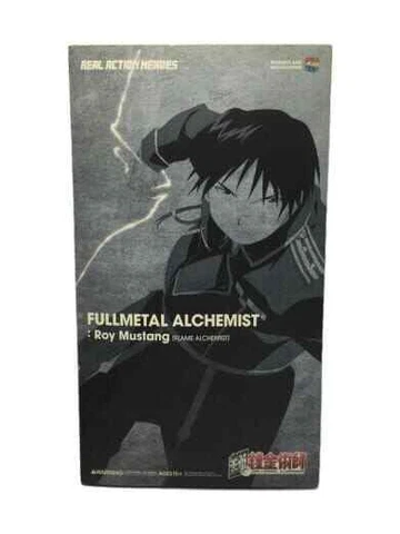 MEDICOM TOY REAL ACTION HEROES Fullmetal Alchemist Roy Mustang Unopened Cover