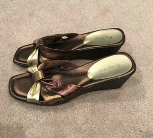 Liz Claiborne - Women's Leather Sandals-Multi-Size 9.5M - New without box - 9.5 - Picture 1 of 4