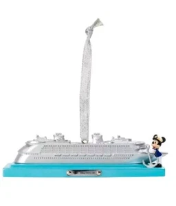 Disney Cruise Line 25 Aniversario Capitán Mickey Ornamento Mares Brillantes DCL - Imagen 1 de 3