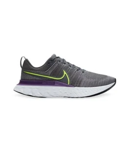 New Nike React Infinity Run FK 2 in Particle Grey/Volt-Iron Grey Size US 12 - Picture 1 of 12