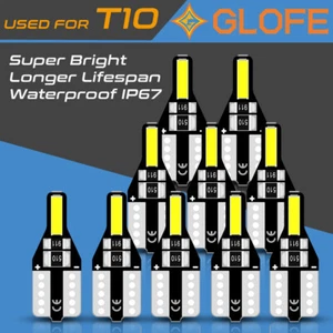 10x Upgarde T10 2SMD-7020 168 2825 194 White LED Map Dome License Plate Lights - Bild 1 von 9