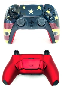 Diseño Personalizado Controlador Inalámbrico Sony PlayStation PS5 REMAP PALETAS - Bandera de EE. UU. - Imagen 1 de 9