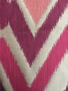 Thibaut Curtain Upholstery Fabric Linen IKAT Himalaya Moriko Widenor Honsu 2.95m - Picture 1 of 11