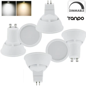 GU10 GU5.3 220V 240V 10W Dimmable LED Spotlight Bulbs Acrylic+Aluminum Lamp LD - Picture 1 of 13