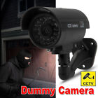 Dummy Security Camera Fake LED Light Home Office Outdoor Waterproof Surveillance