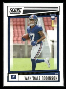 Puntuación 2022 #384 Wan'Dale Robinson New York Giants novato - Imagen 1 de 2