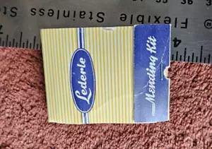 Vintage Promotional Hosiery Mending Kit, Sewing Repair, Advertising, LEDERLE - Picture 1 of 7