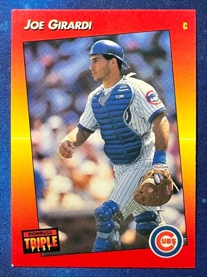 Joe Girardi 1992 Donruss Triple Play #151 Chicago Cubs - Image 1 of 2