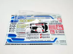 NEU KYOSHO SCORPION Karosserie, Aufkleber & Helm TURBO KO6 - Bild 1 von 2