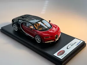 LookSmart Bugatti Chiron 1:43 LS459B Nocturne / Italian Red Rarität #303 - Bild 1 von 20