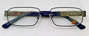 Safari Navy Eyeglasses Men's Eyewear Frames 56◻17-150 - Picture 1 of 7
