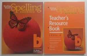 Working Words in Spelling Workbook B + Teacher's Resource Book Level 2 (1994) PB - Picture 1 of 8