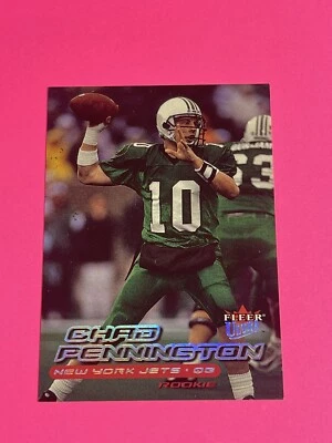 2000 Fleer Ultra Chad Pennington RC #226 New York Jets Marshall Rookie - Image 1 of 4