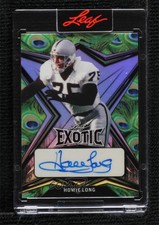 2022 Leaf Exotic Base Auto Peacock /7 Howie Long #EA-HL1 Auto HOF