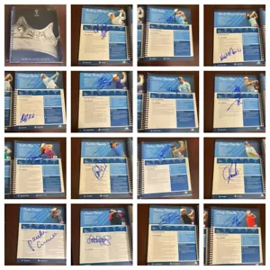Libro guía del jugador LPGA 2018 multifirmado por 120 JSA LOA Lexi Thompson - Imagen 1 de 7