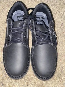 Mens George Markos Rugged Casual Work Lace-Up boots Black Size 8 - Picture 1 of 2