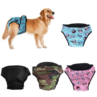 Pet Sanitary Pants Female Dog Puppy Diaper Menstrual Physiological Short Panty - Image 1 of 4
