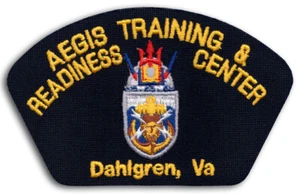 US Navy AEGIS Training & Readiness Center Dahlgren VA Cap Patch Bügelbild - Bild 1 von 1
