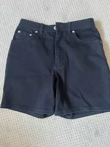 M&S Black Denim shorts - Picture 1 of 3