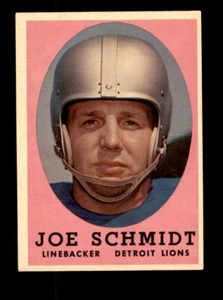 1958 Topps #3 Joe Schmidt EX-MT - Picture 1 of 2