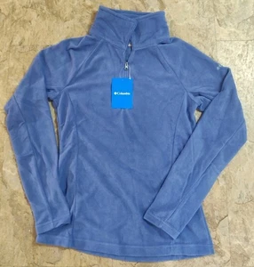 Columbia Women's XS Glacial IV Half Zip Cozy Fleece, Soft & Lightweight, Blue - Picture 1 of 6